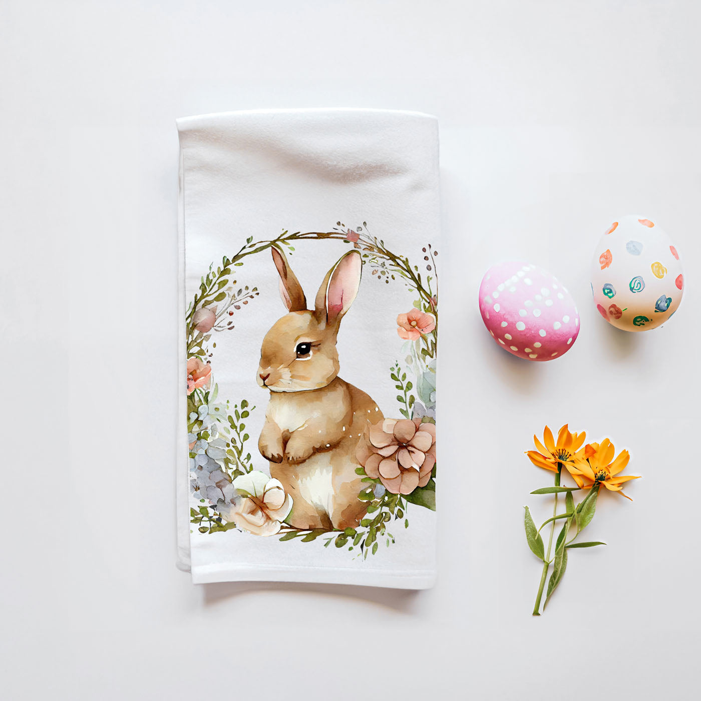 Rustic Bunny Towel