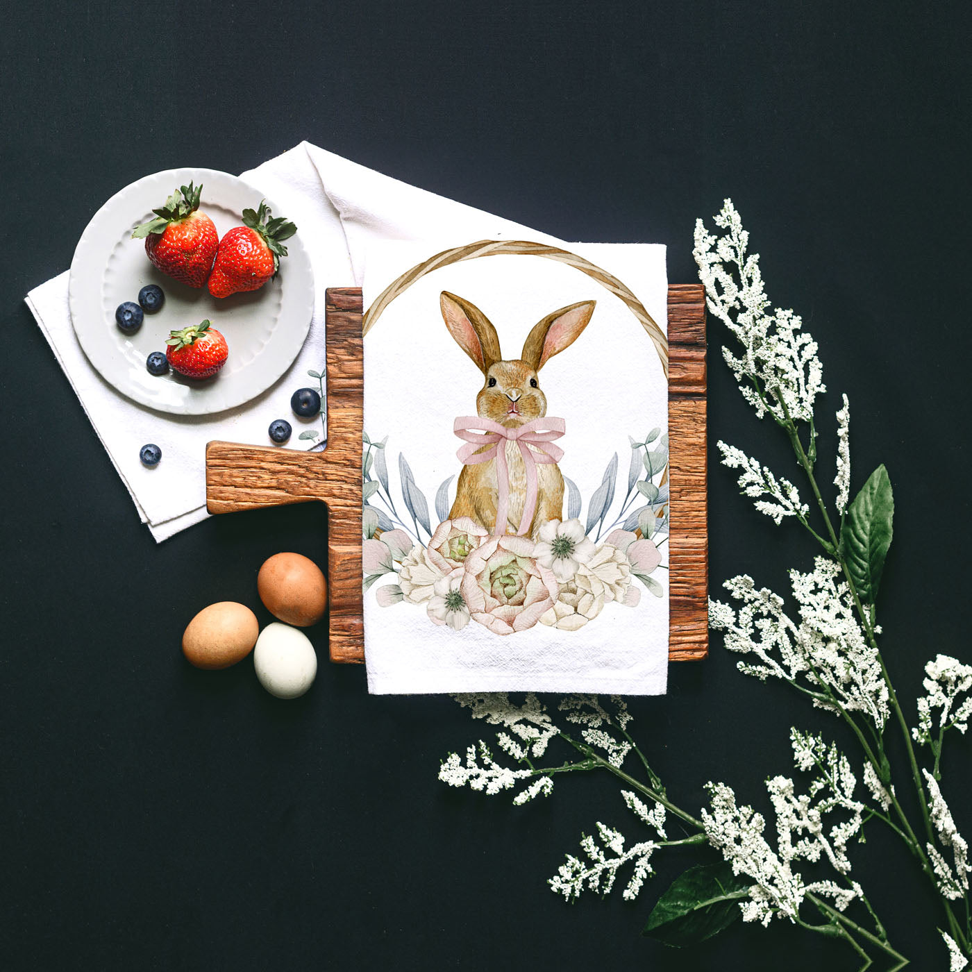 Rustic Bunny Towel