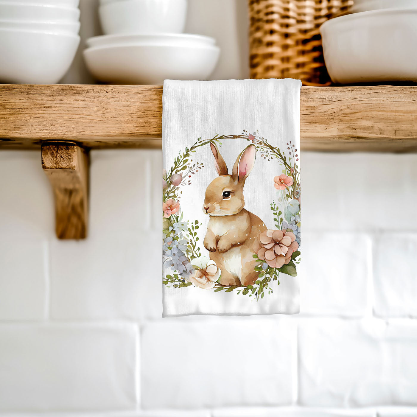 Rustic Bunny Towel