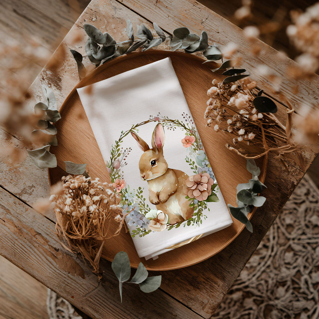Rustic Bunny Towel