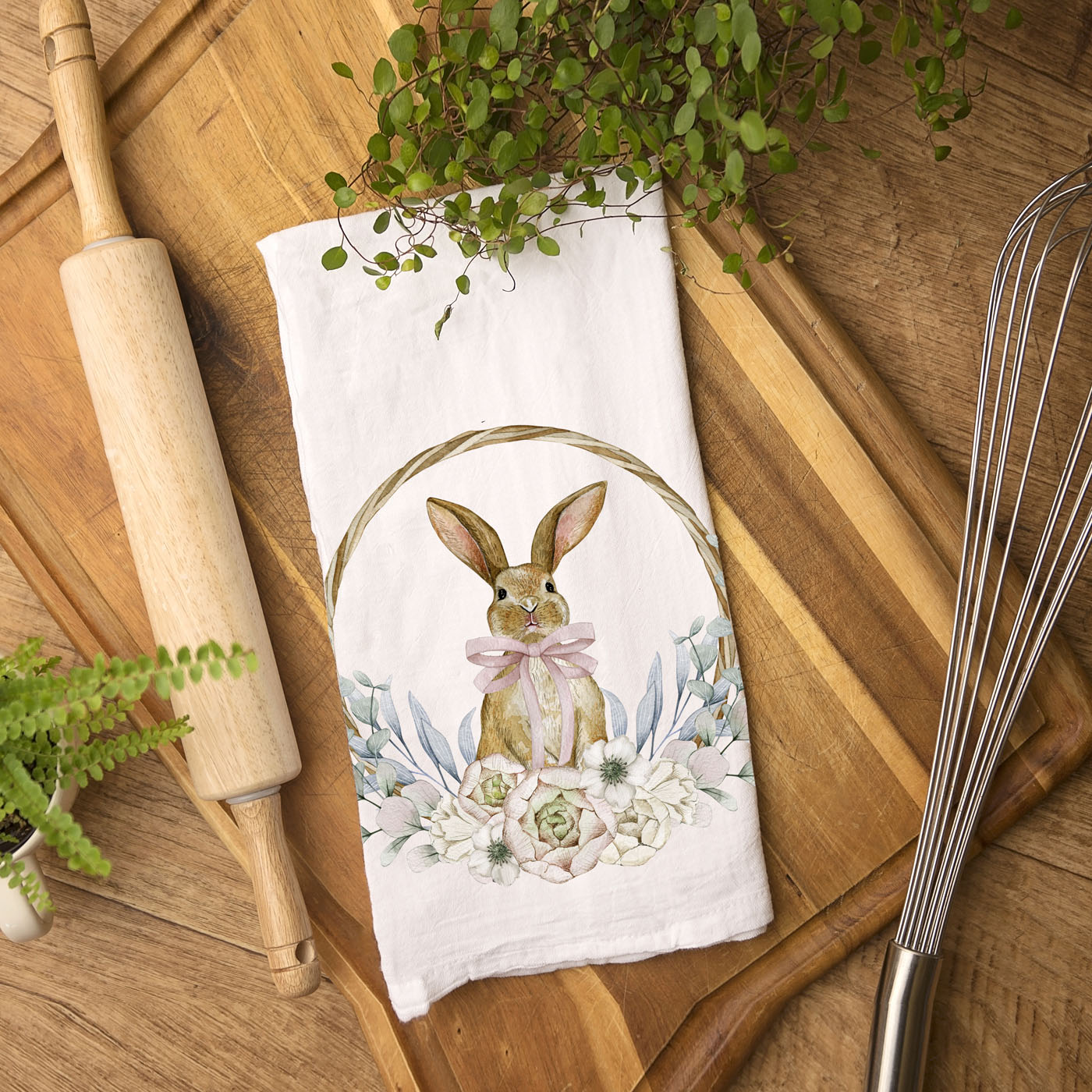 Rustic Bunny Towel