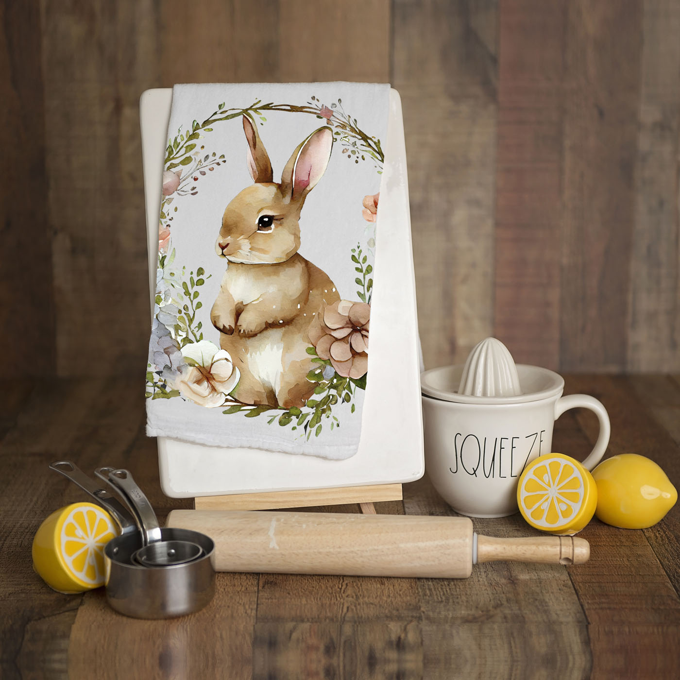 Rustic Bunny Towel
