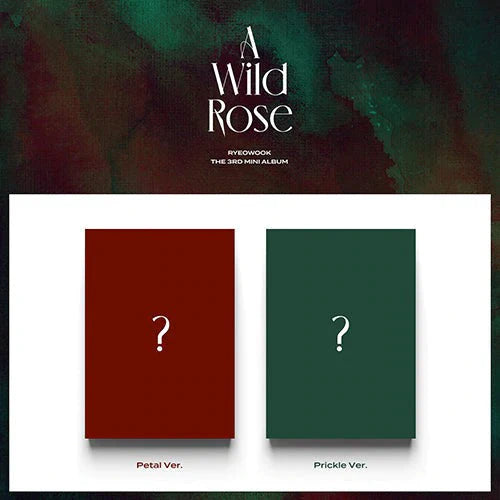 Super Junior Ryeowook 3rd Mini Album - A Wild Rose