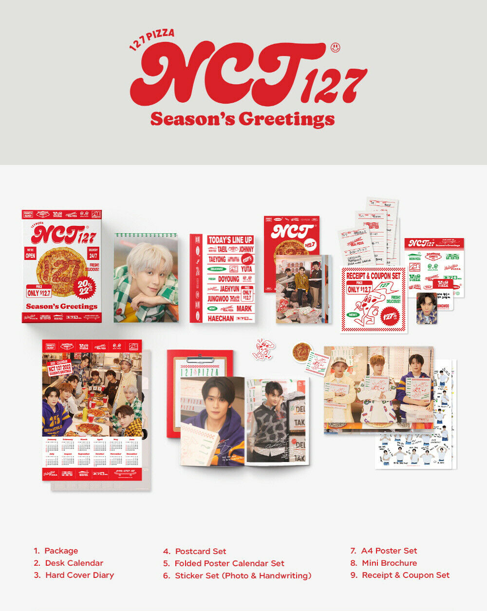 NCT 127 Official 2022 Season's Greetings