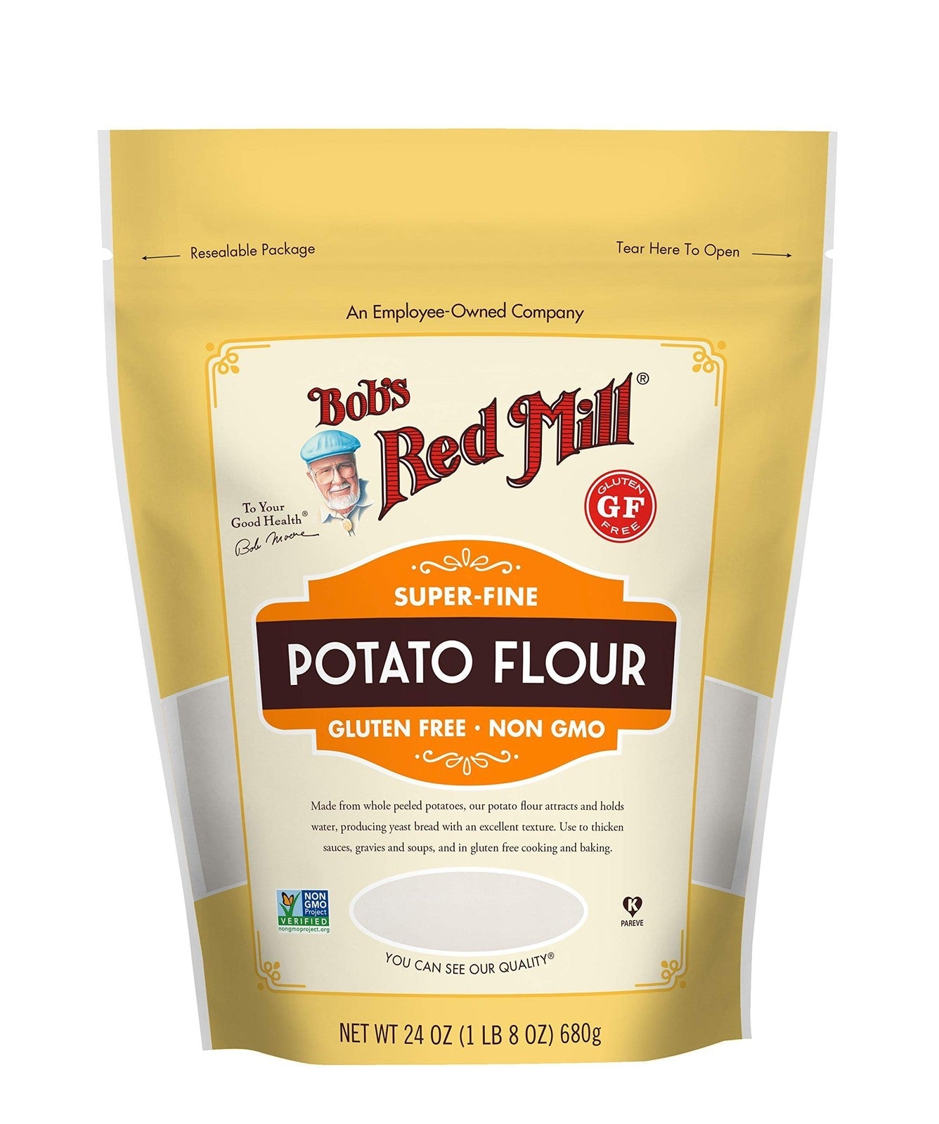 Bob's Red Mill Gluten-Free Potato Flour, 24 oz, Pack of 4