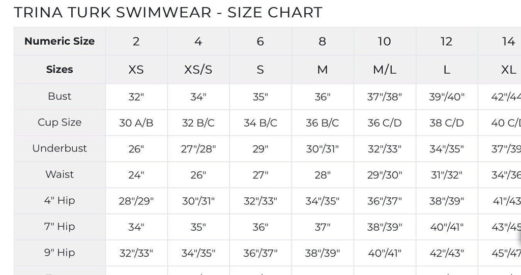 Trina Turk Sevilla Tankini Top, Size 4