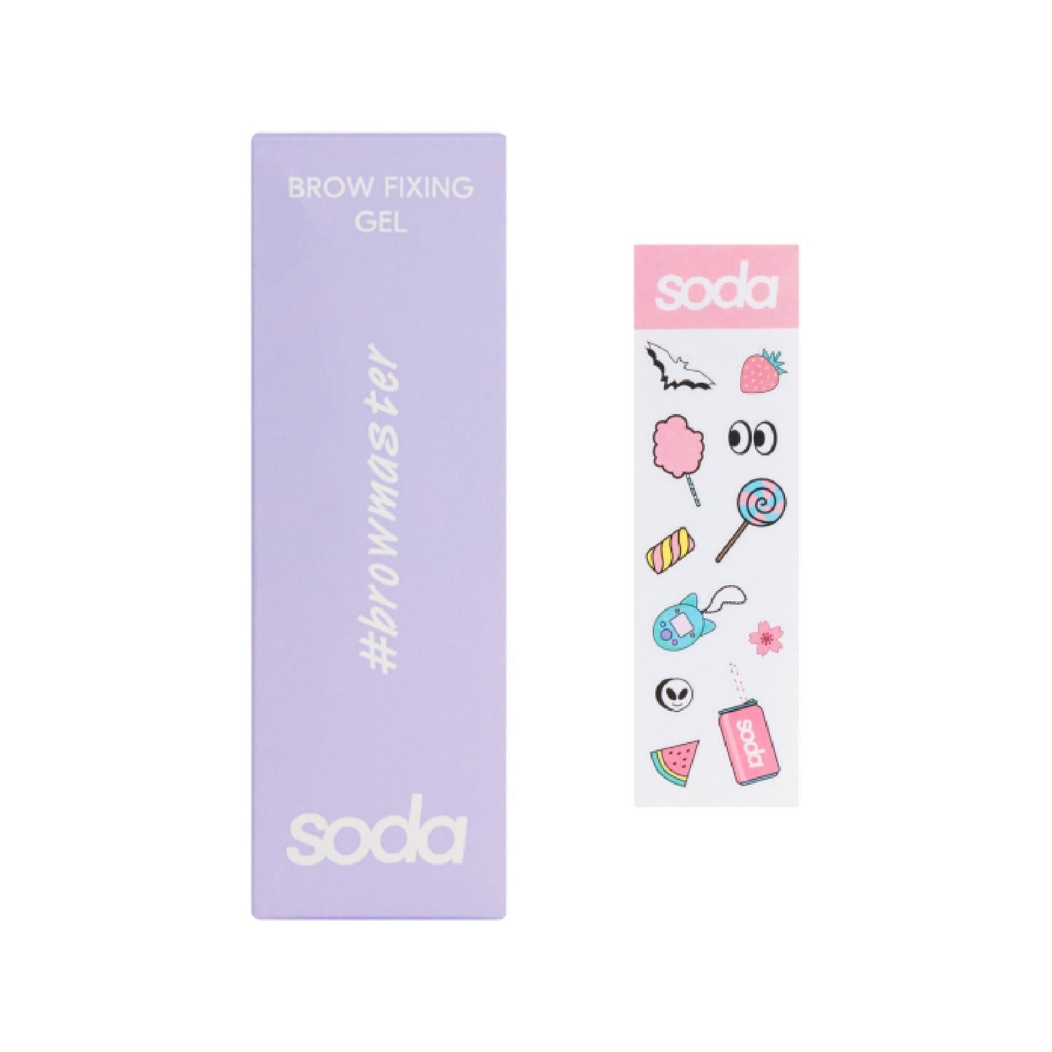 Soda Brow Fixing Gel Ka_ Sabitleme Jeli 5 ml - Eyebrow Gel for Groomed Brows