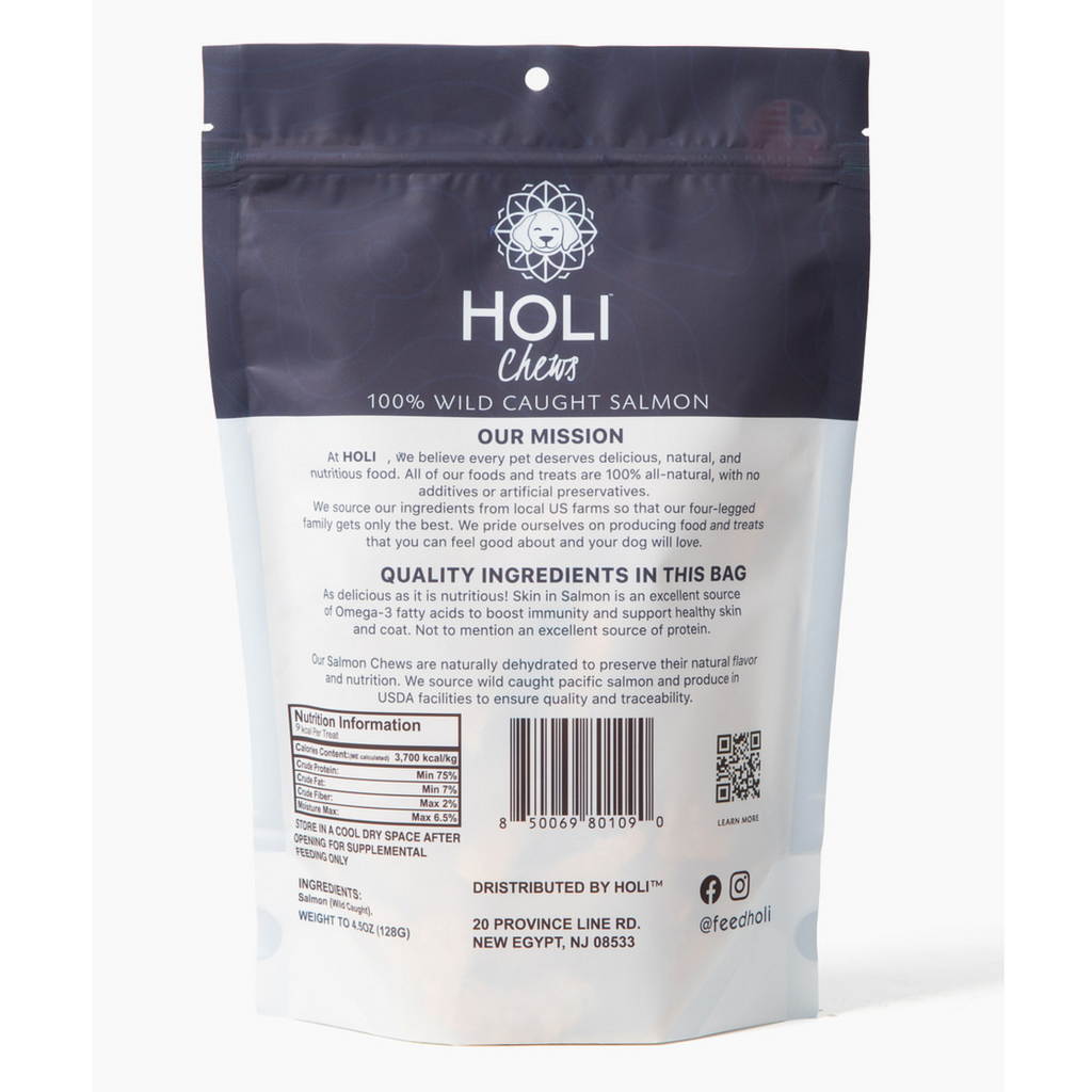 Salmon Skin Dental Chews for Dogs and Cats