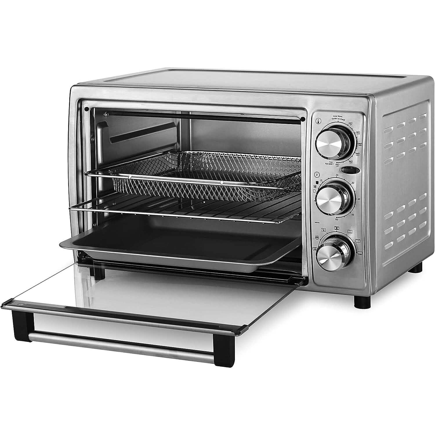 Salton Stainless Steel Air Fryer Toaster Oven - PhishStones Products