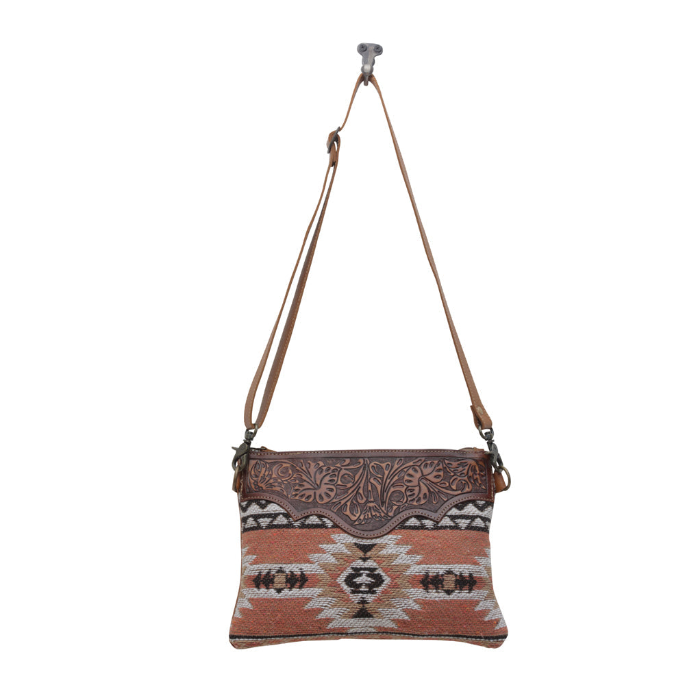 SANSA CHEVRON HANDTOOLED BAG - PhishStones Products