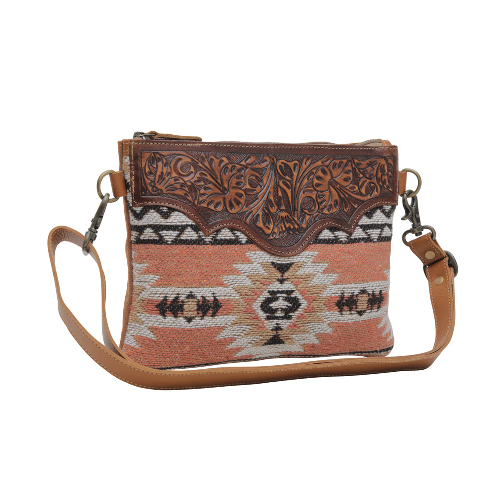 SANSA CHEVRON HANDTOOLED BAG - PhishStones Products