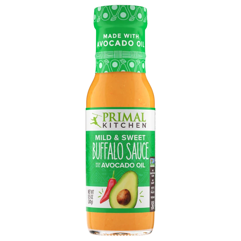 Primal Kitchen Mild & Sweet Buffalo Sauce, 8.5 fl oz, Pack of 6