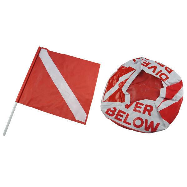 Inflatable Signal Floater with Dive Flag