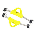 Scuba Choice Scuba Diving SS Red Spring Fin Straps Pin Style - Pair, Yellow