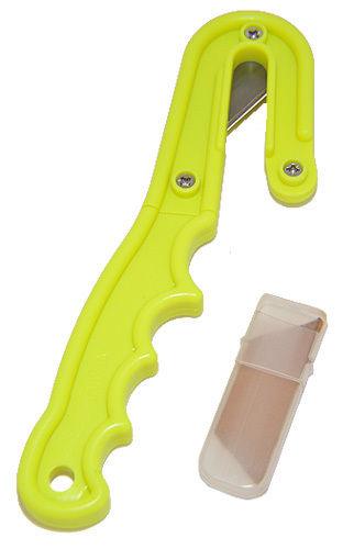 Scuba Diving Dive Yellow Fishing Cable Rope Line Cutter with Extra Blades