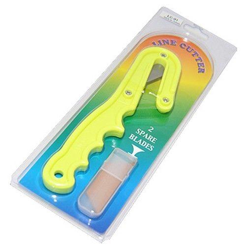 Scuba Diving Dive Yellow Fishing Cable Rope Line Cutter with Extra Blades