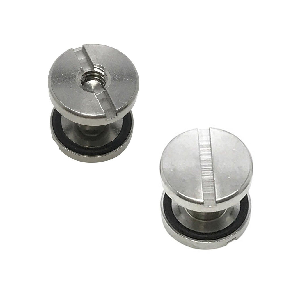 Scuba Choice Backplate Stainless Steel Book Screws, Pair