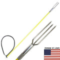 4.5' One Piece Spearfishing Fiber Glass Pole Spear Lionfish Tip Hawaiian Sling