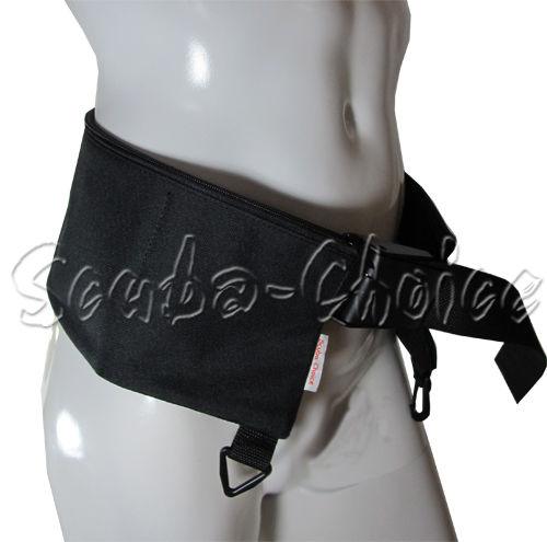 Scuba Diving BCD Weight Belt with 6 pockets w/ Buckle & 52" Webbing