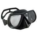 Scuba Diving Spearfishing Free Dive Low Volume Black Silicone Mask