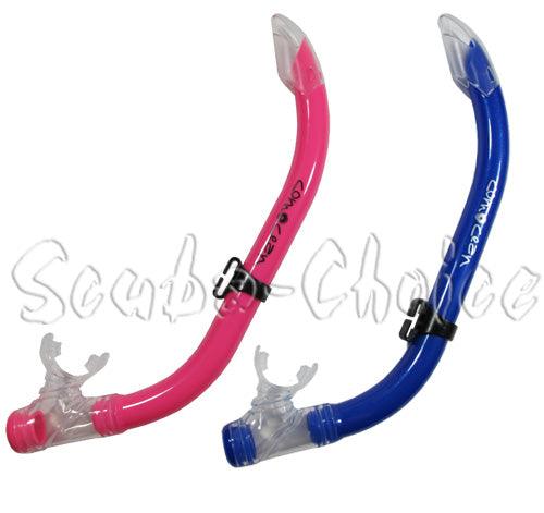 Comocean Youth Kids Purged Snorkeling Snorkel w/ Clear Splash Guard
