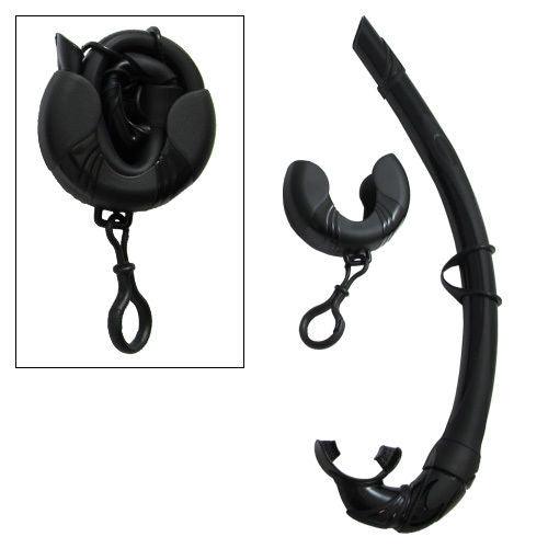 Black Free Dive Low Volume Silicone Mask & Nautilus Snorkel Set