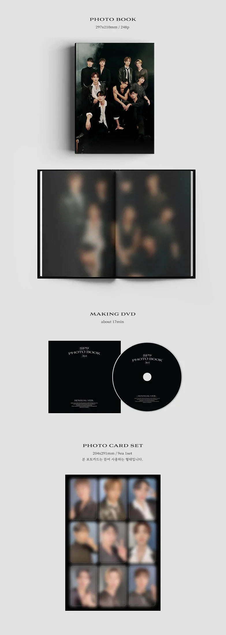 SF9 - 3rd Photo Book (With DVD)