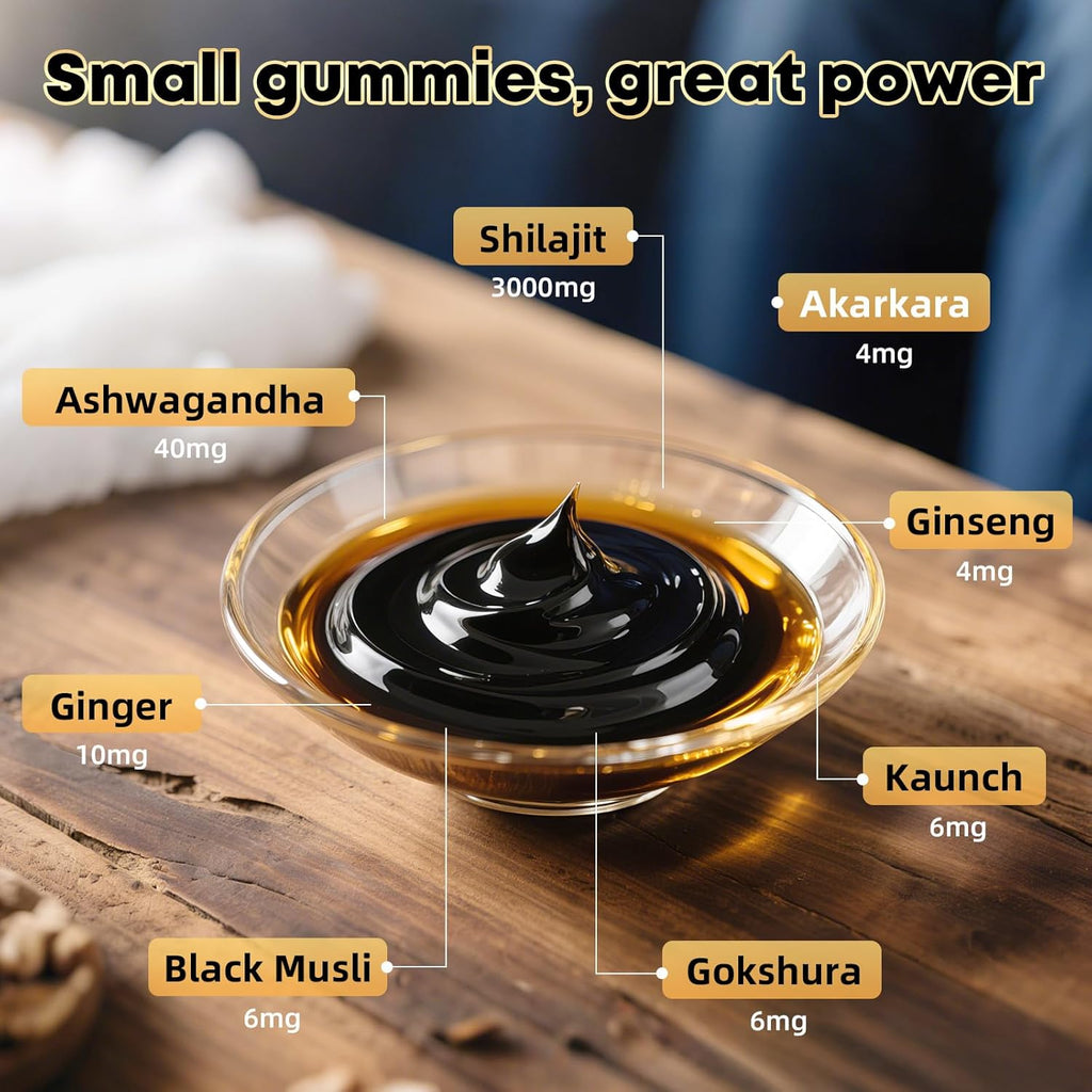 Shilajit Gummies - 90 Gummies - PhishStones Products