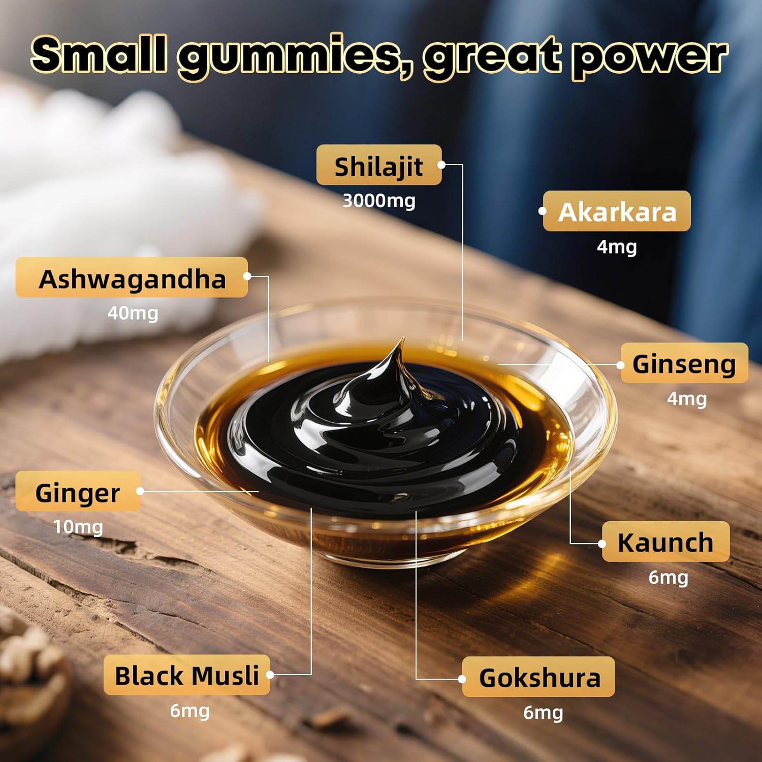 Shilajit Gummies - 90 Gummies - PhishStones Products