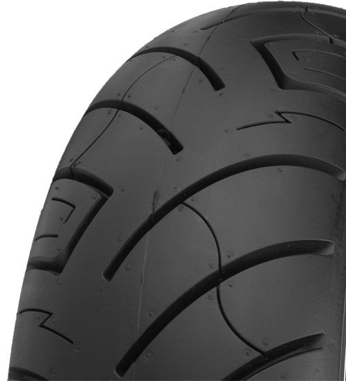 Shinko 777 Cruiser HD Front Tire 100/90B19 61H – Reflective Sidewall