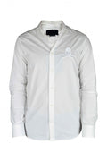 Philipp Plein Men Diamond Cut Ls Skull Shirt