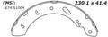 Porterfield Brake Shoes for 2015 FORD FOCUS R/Drum