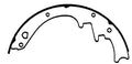 Porterfield Brake Shoes for 1969 MERCURY COUGAR V8 w/Front Drums exc. 428