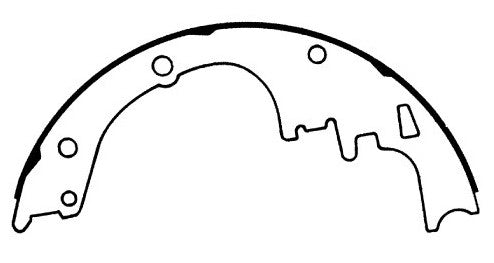 Porterfield Brake Shoes for 1973 CHEVROLET NOVA w/Front Drums
