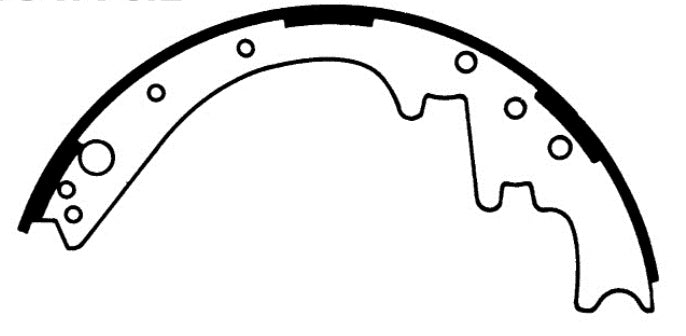 Porterfield Brake Shoes for 1967 DODGE CHARGER w/11" Drums
