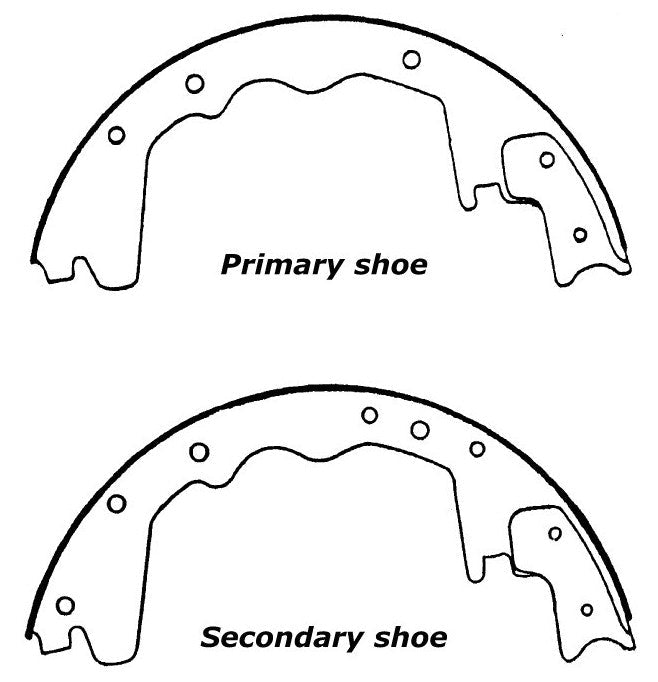 Porterfield Brake Shoes for 2001 FORD F150 4WD Rear Drum 7 Lug