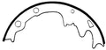 Porterfield Brake Shoes for 1974 FORD PINTO