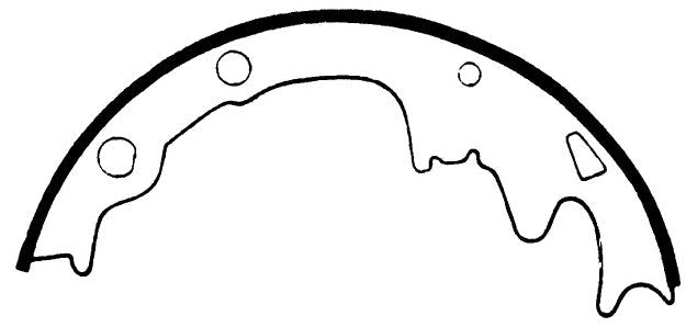 Porterfield Brake Shoes for 1974 FORD PINTO