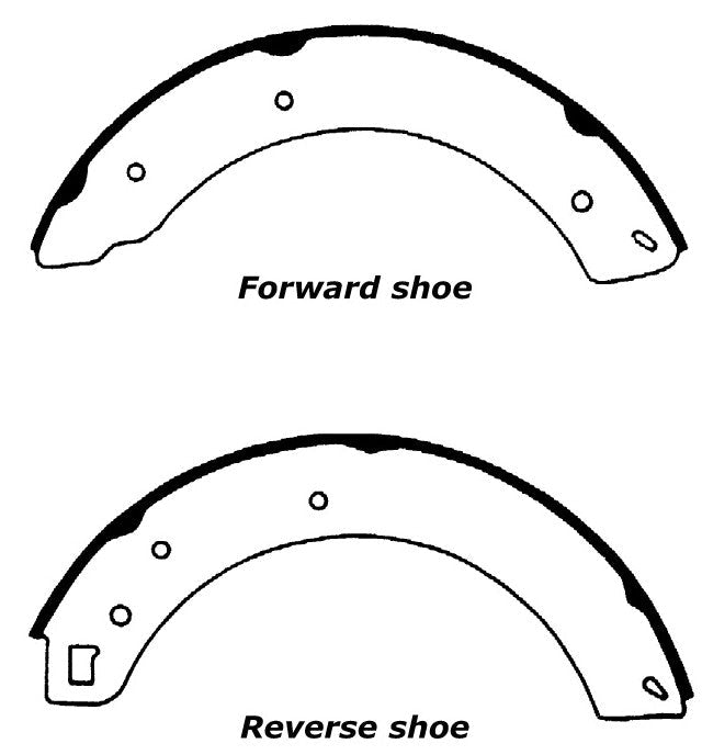 Porterfield Brake Shoes for 1968 SUNBEAM ALPINE