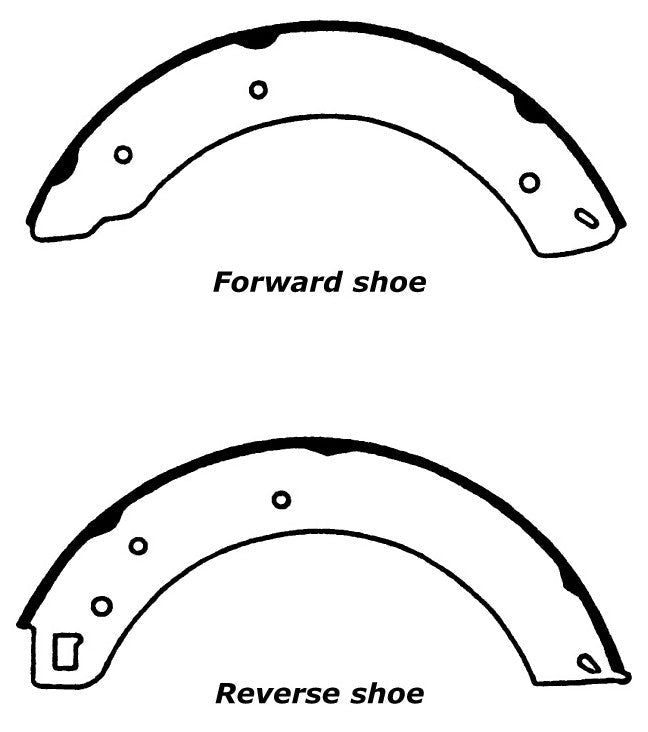 Porterfield Brake Shoes for 1980 LOTUS ELITE