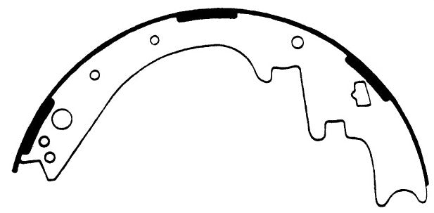 Porterfield Brake Shoes for 1971 DODGE CHALLENGER