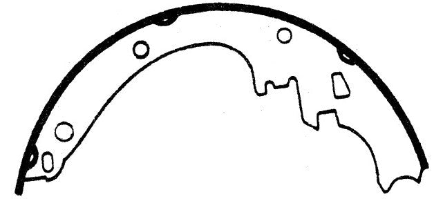 Porterfield Brake Shoes for 1996 DODGE RAM 1500 4WD