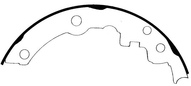 Porterfield Brake Shoes for 1999 CHEVROLET CAVALIER w/200mm Rear Drums