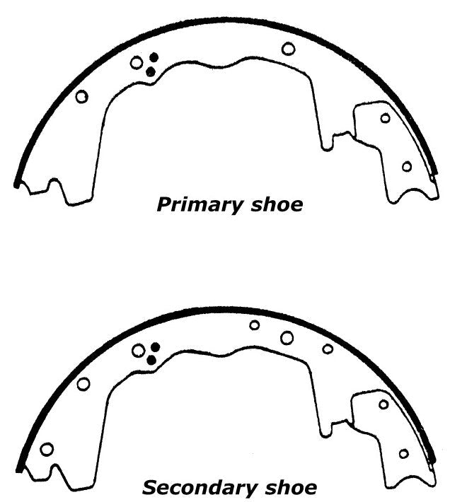 Porterfield Brake Shoes for 1998 FORD F350 1 Ton 2WD DRW  3 1/2 Rear Shoe