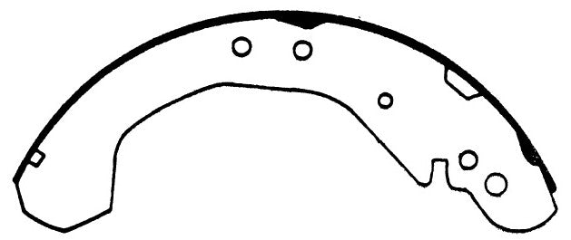 Porterfield Brake Shoes for 1988 CHEVROLET C1500 2WD Ext Cab inc. SS 454