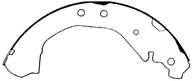 Porterfield Brake Shoes for 1999 CHEVROLET TAHOE 4WD 2 DR / 10" Rear Shoe