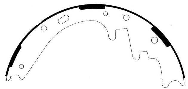 Porterfield Brake Shoes for 2000 DODGE DURANGO