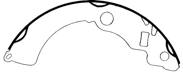 Porterfield Brake Shoes for 2001 SUZUKI SWIFT 3 Door R/Drums