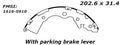 Porterfield Brake Shoes for 2009 KIA RIO R/drums