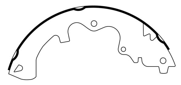 Porterfield Brake Shoes for 2010 FORD ESCAPE